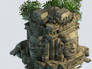 kasyapa buddha - buddha statues 01 3D Model