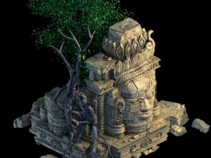 kasyapa buddha - buddha statues 02 3D 모델