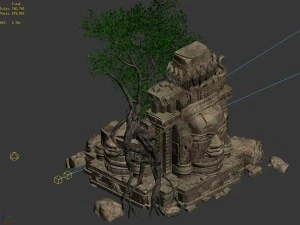 kasyapa buddha - buddha statues 02 3D Model