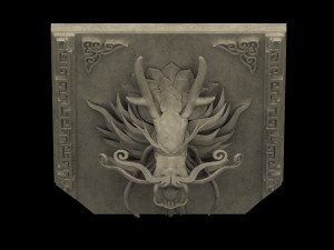 building components - dragon sculpture 03 3D Model