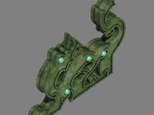 yapı bileşenleri - bronz heykel 16 3D Model