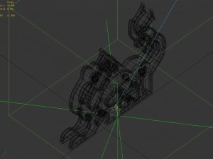 building components - bronze sculpture 16 Modèle 3D