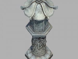 building components - stone light 064 3D मॉडल