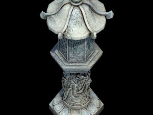 building components - stone light 064 Modello 3D