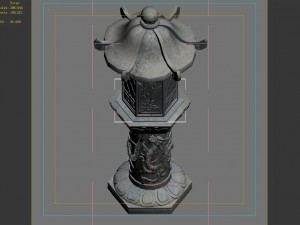 building components - stone light 064 Modello 3D