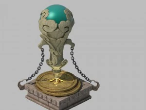 dinheiro - martelo de cristal 01 Modelo 3D