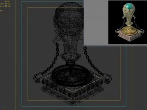 money - crystal hammer 01 3D Model