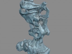 capital - garden - rockery 01 3D 모델