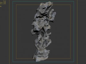 capital - garden - rockery 02 3D Модель