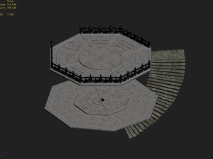 fairy mountain - gossip - platform Modelo 3D