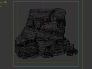 empty mulberry - steps - stone ladder 04 3Dモデル
