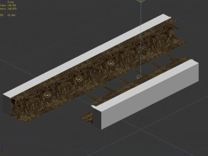 cave - stone wall 01 3D Модель