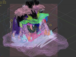 kunlun snow mountain - cave 03 3D Model