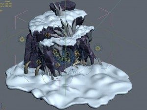 kunlun snow mountain - cave 03 3D Model