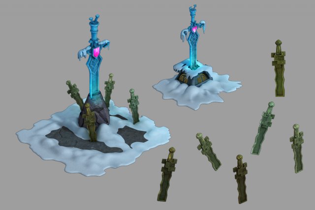 kunlun snow mountain - shijian 13 3D मॉडल .c4d .max .obj .3ds .fbx .stl .blend 