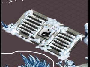 kunlun snow mountain - stone ladder 03 Modèle 3D