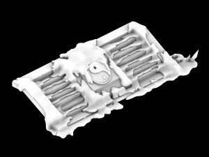 kunlun snow mountain - stone ladder 03 3D Model