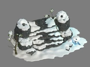 kunlun snow mountain - shiti 25 3D Model