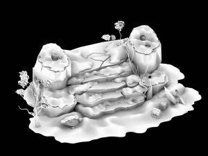 kunlun snow mountain - shiti 25 Model 3D