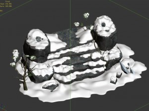 kunlun snow mountain - shiti 25 Model 3D