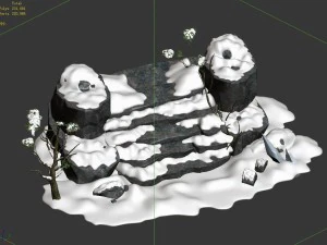 kunlun snow mountain - shiti 25 3D Model