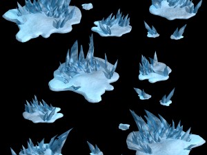 kunlun snow mountain - snow thorn 30 Model 3D