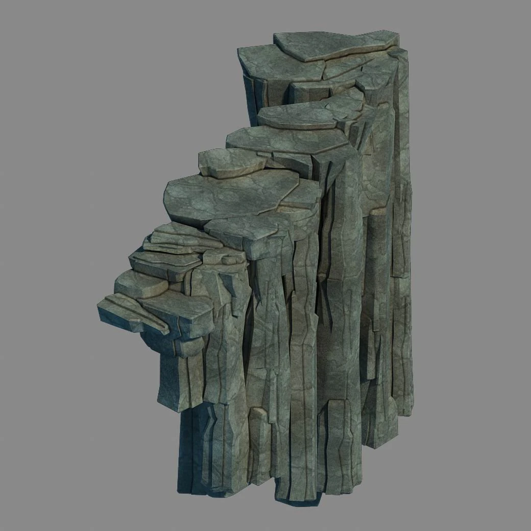 li village - stone material 01 3D Model .c4d .max .obj .3ds .fbx .stl .blend 