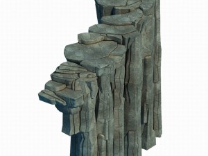 li village - stone material 01 3D-Modell