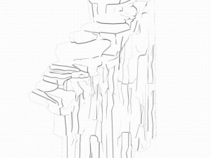 li village - stone material 01 3D-Modell