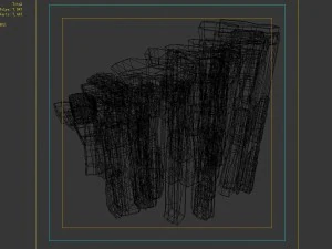 li village - stone material 01 3D Model