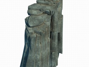 li village - stone material 02 3D-Modell