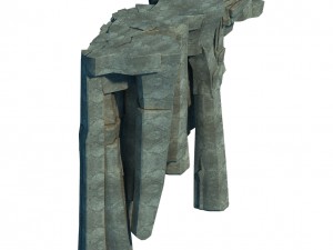 li village - stone material 02 3D-Modell
