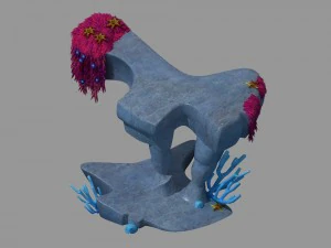 deniz kızı - oturma yeri 02 3D Model