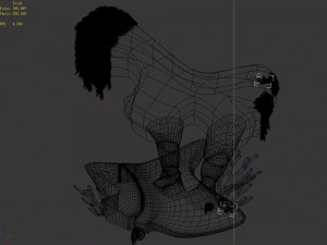 mermaid - seating 02 Model 3D