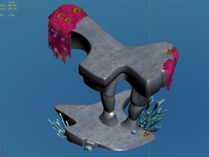 mermaid - seating 02 Model 3D