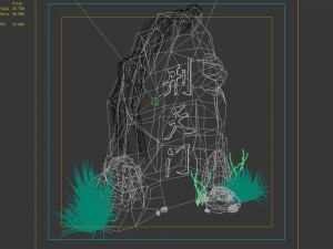 front door - stele 03 3D Model