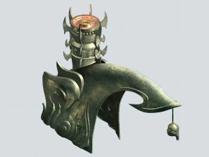 sihirli saray - oyulmuş 02 3D Model