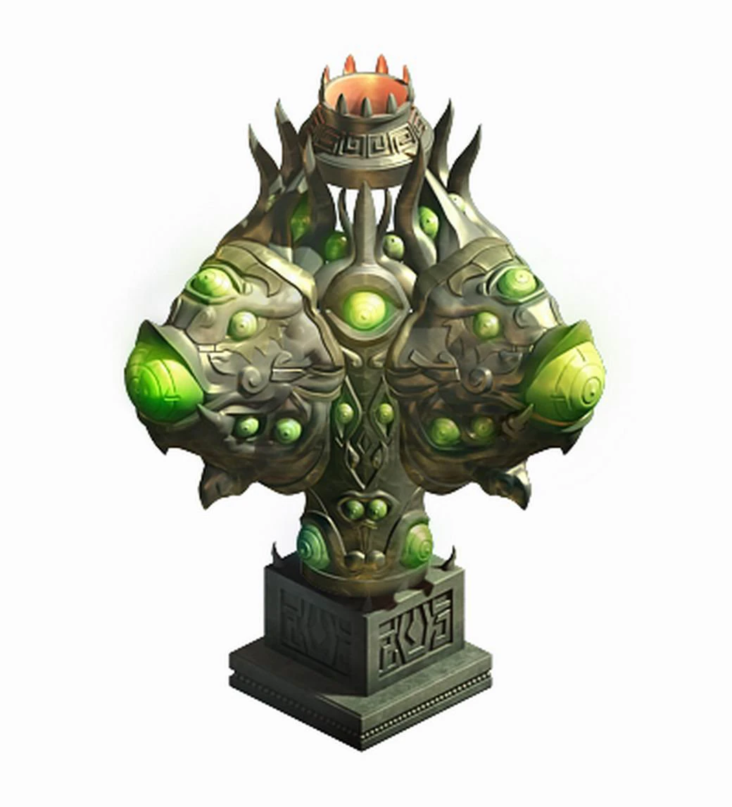 magic palace - statue - more eye strange 01 3D Model .c4d .max .obj .3ds .fbx .stl .blend 
