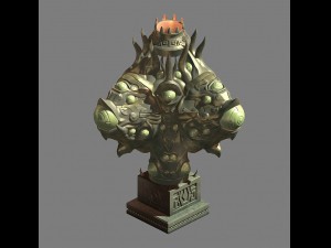 magic palace - statue - more eye strange 01 3D मॉडल