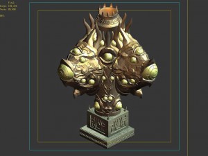 magic palace - statue - more eye strange 01 3D मॉडल