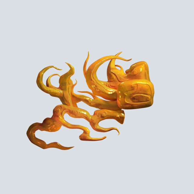 magic palace - yellow glass 01 Model 3D .c4d .max .obj .3ds .fbx .stl .blend
