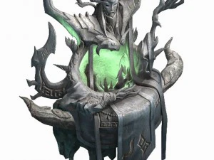 悪魔の宮殿 - 悪魔の像 02 3Dモデル