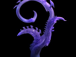 devil palace - devil headdress 02 Modelo 3D