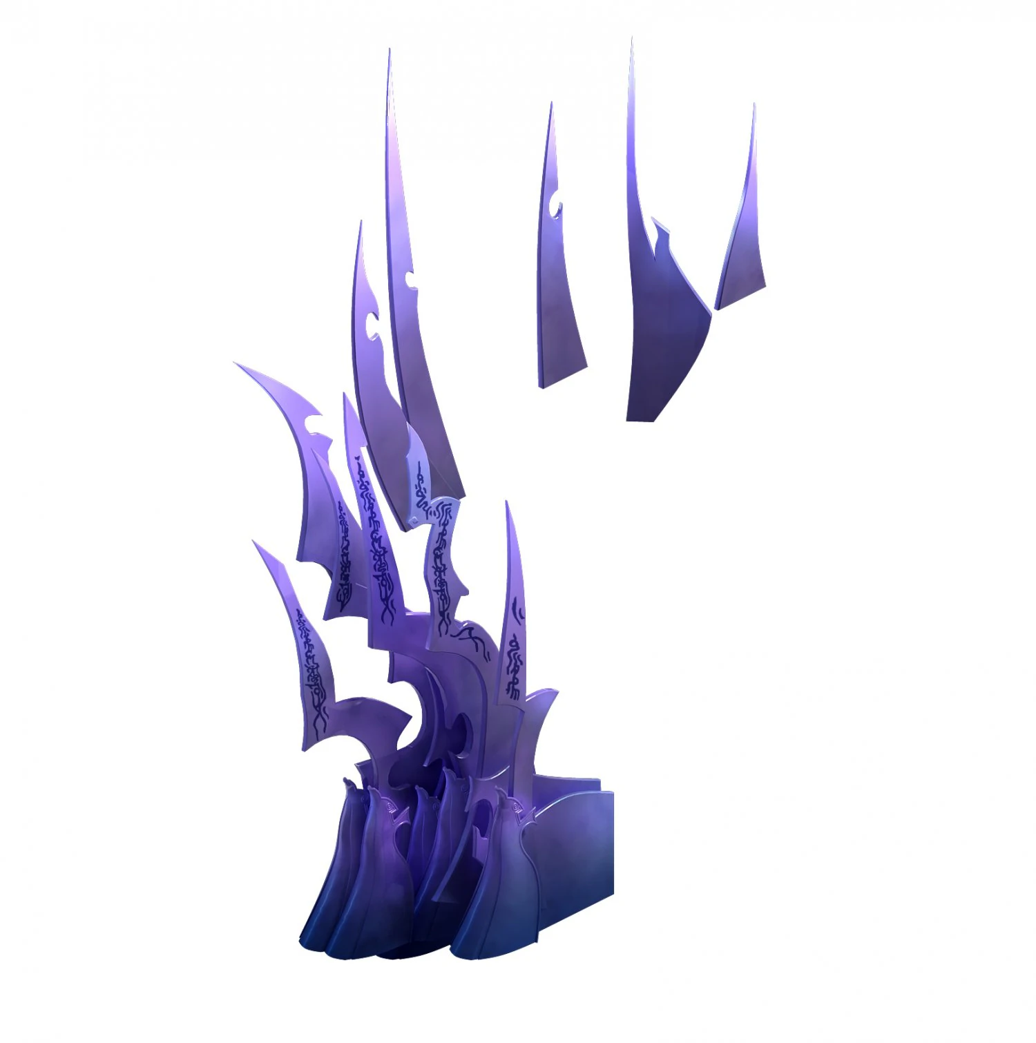 devil palace - devil headdress 03 3D Model .c4d .max .obj .3ds .fbx .stl .blend 