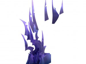 диявольський палац - головний убір диявола 03 3D Модель