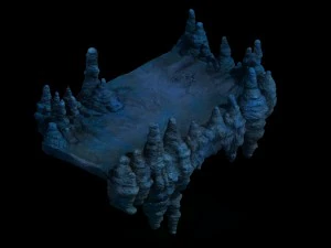 magic palace - stone road 001 3D Model