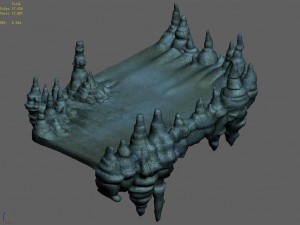 magic palace - stone road 001 3Dモデル