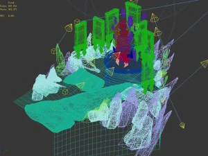 magic palace - mountain 02 3D Model