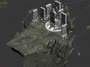 magic palace - mountain 02 3D Model