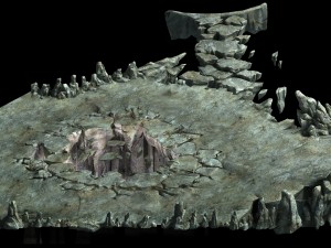 magic palace - mountain hole 05 Modello 3D